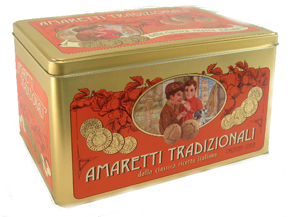 ademen bouwen kiezen Amaretti koekjes in bewaarblik, 250 gram | Foodelicious