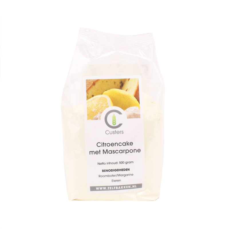 Custers Citroencake Met Mascarpone 500gr