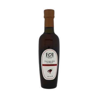 FOI - 100% Italiaanse olijfolie met chilipepers 250ml