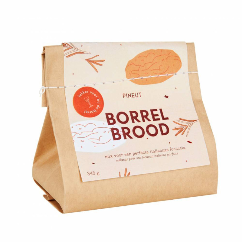 PINEUT - BORRELBROOD FOCACCIA 350 GRAM