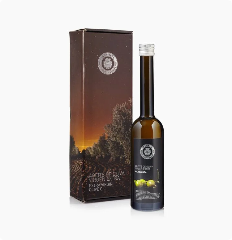 La Chinata Hojiblanca olijfolie 500ml in geschenkdoos