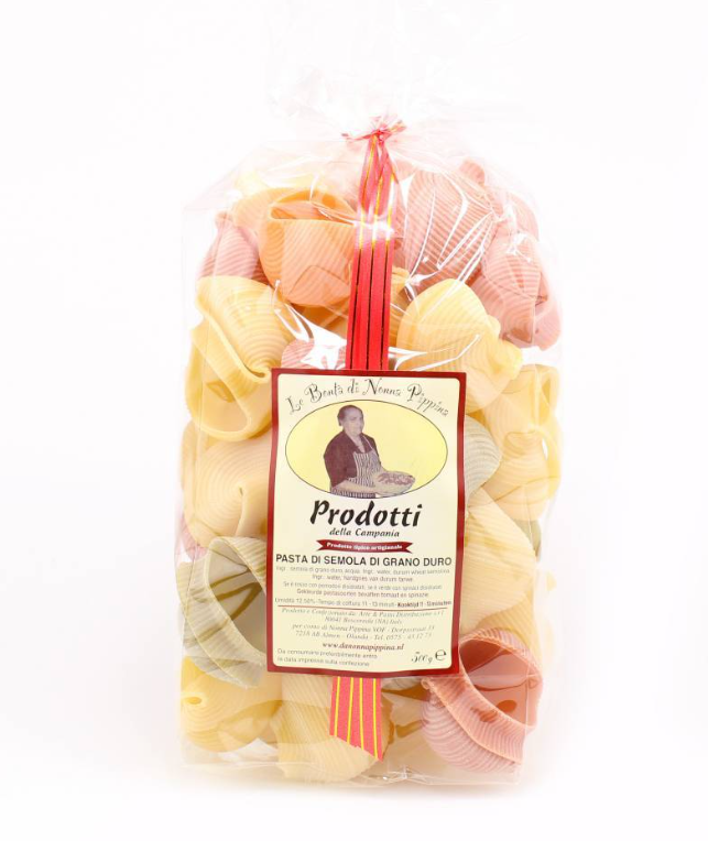 Di Nonna Pippina - lumaconi - 3 kleuren 500 gram